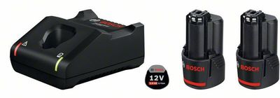 Bosch Startset 12V 2x2,0ah + GAL 12V-40