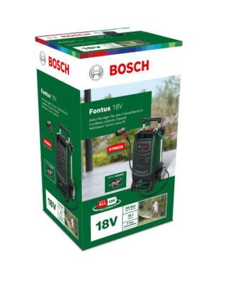Bosch Utomhustvätt Fontus 18V 20bar (1x2,5Ah)