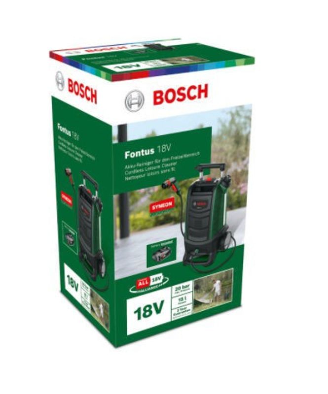 Bosch Utomhustvätt Fontus 18V 20bar (1x2,5Ah)