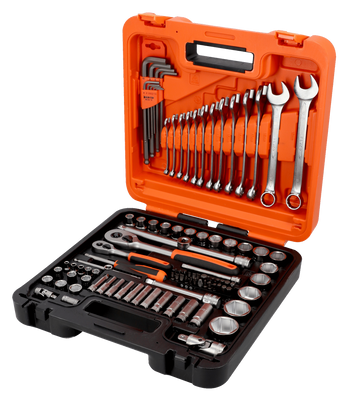 Bahco S98MC1H Hylsnyckelsats 1/4" och 1/2" 98-delar