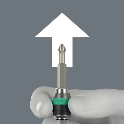 Wera 889/4/1K Bitshållare Rapidiator med snabbfäste