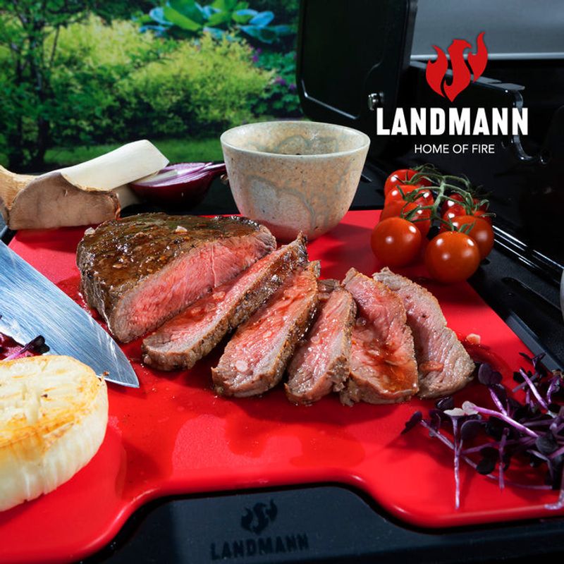 Landmann Silikonmatta med skärbräda 25x25cm