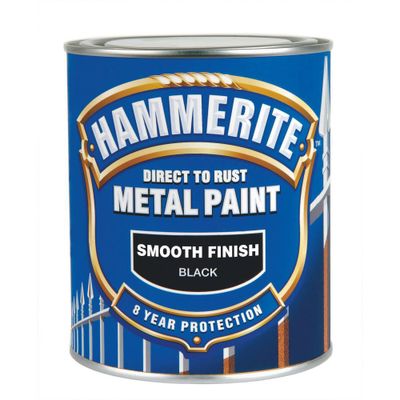 Hammerite Slätlack 250ML Svart