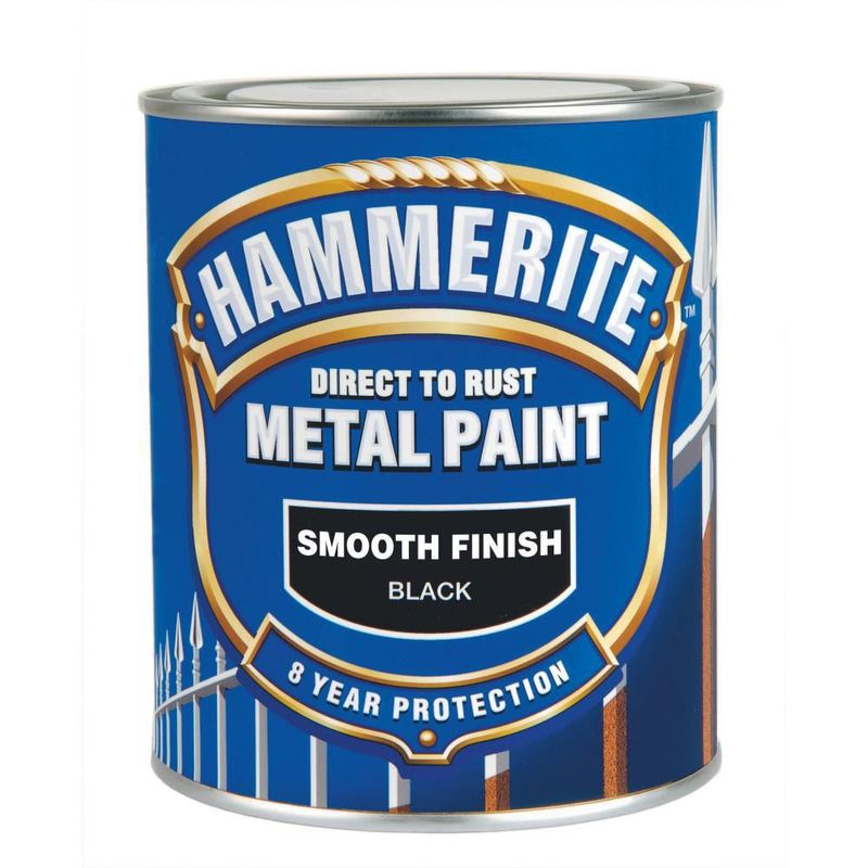 Hammerite Slätlack 250ML Svart