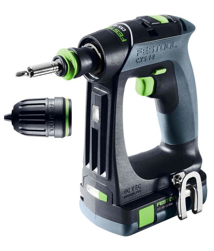 Festool Skruvdragare CXS 18 C 3,0-Plus 18V (2x3,0ah)
