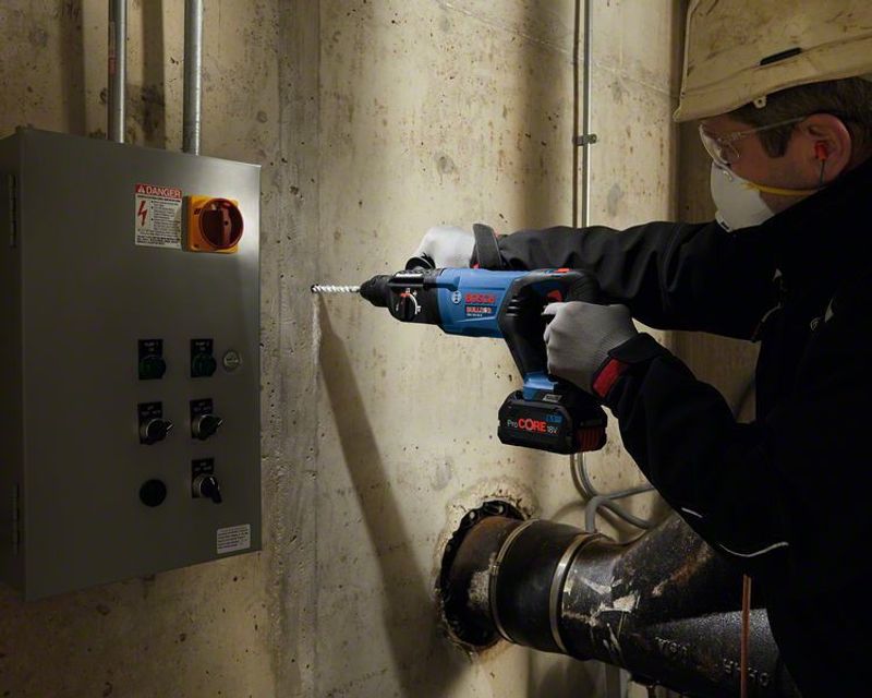 Bosch 18V-26D Borrhammare SDS+ 18V (Utan batterier)