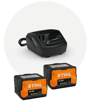 STIHL Startset med 2x batteri AK 20 och laddare AL 101