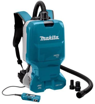 Makita DVC665ZU Ryggburen Dammsugare LXT® 110 mbar 6L (utan batteri)
