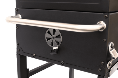 Landmann kolgrillvagn Modulus gjutjärn 53x42 cm med vev