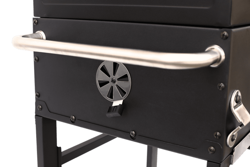 Landmann kolgrillvagn Modulus gjutjärn 53x42 cm med vev