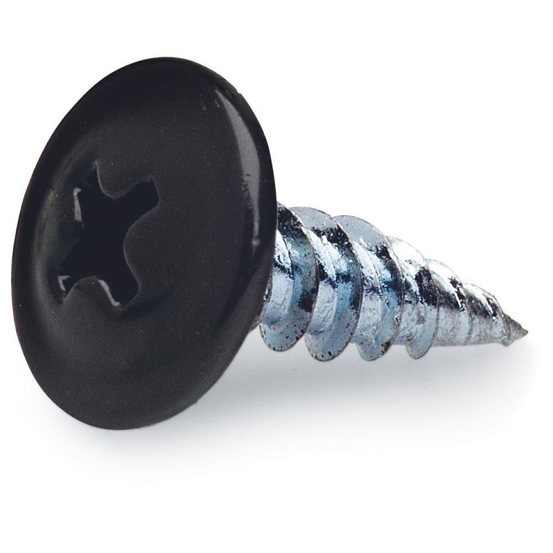 FAST Montageskruv Vit, Svart