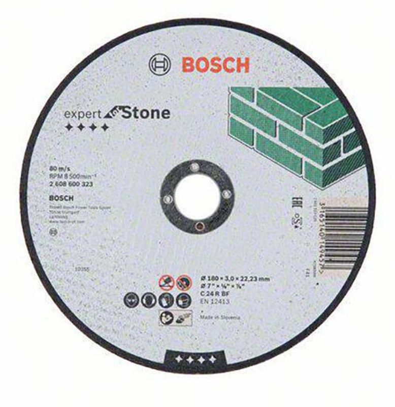 Bosch Kapskiva 180mm för sten - RAK