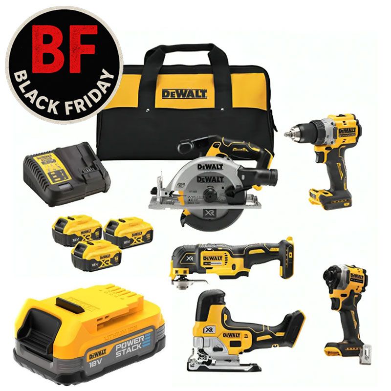 DeWalt DCK502P3 Verktygspaket + DCBP034