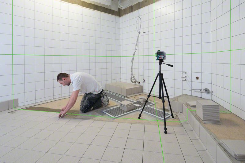 Bosch GLL 3-80 CG SOLO Kors-/Linjelaser 3x360° Grön