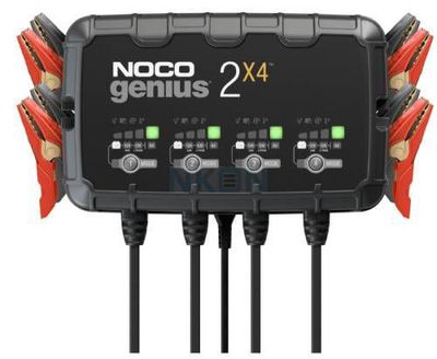 Noco Genius 2X4 Bank Batteriladdare 6V/12V 8A