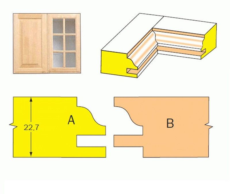 Cobolt Kontraprofilfräs D=43 Not=4