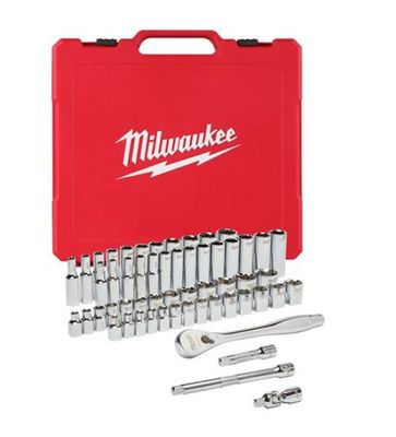 Milwaukee Hylsnyckelsats 3/8" (56-delar)