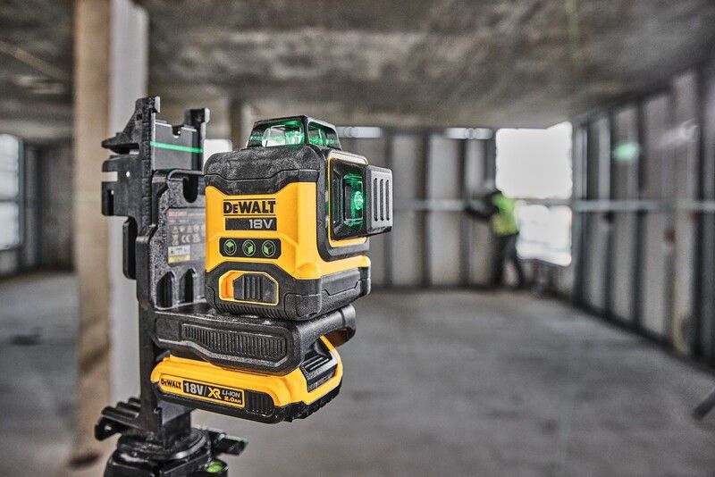 DeWalt DCLE34031N Krysslaser 18V XR 3x360° Grön (utan batterier)