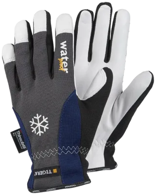 Tegera 295 Läderhandske Vinter Thinsulate Varmfodrad Vattentät