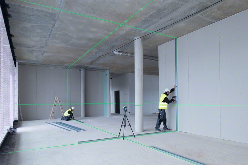 Bosch GLL 3-80 CG SOLO Kors-/Linjelaser 3x360° Grön