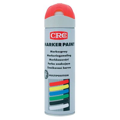 CRC MÄRKFÄRG RÖD 500ML FLUOR