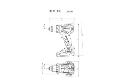 Metabo Borr-/skruvdragare BS 18 LT BL 18V (utan batteri)