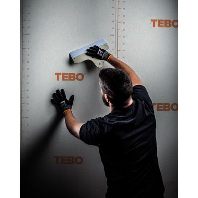 TEBO Bredspackel plastblad 300mm
