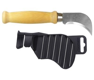 Mora Matt-/takpapps-/läderkniv träskaft