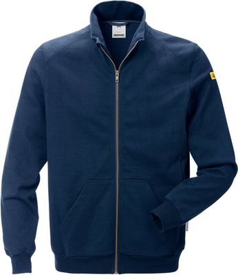 Fristads ESD Sweatshirt-jacka 4080 XSM Marin