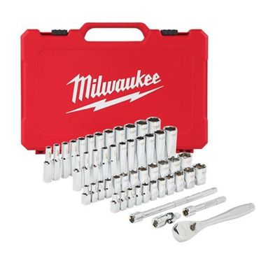Milwaukee Hylsnyckelsats 1/4" (50-delar)