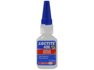 Loctite Snabblim Plast/Gummi 406 (20G)