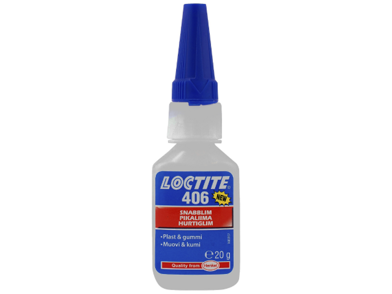 Loctite Snabblim Plast/Gummi 406 (20G)