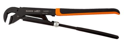 Bahco 1410D/1420D Rörtänger 90° med gummibelagd gänstång