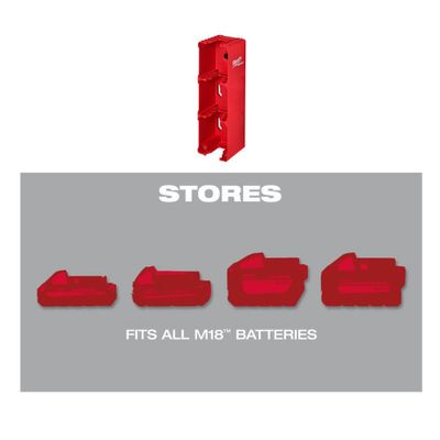 Milwaukee Batterihållare M18 Packout