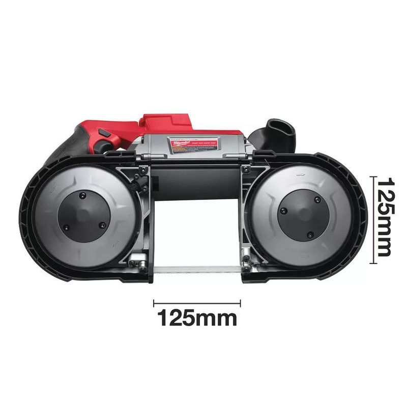 Milwaukee M18 CBS125-502C Batteribandsåg 18V (2x5,0ah)