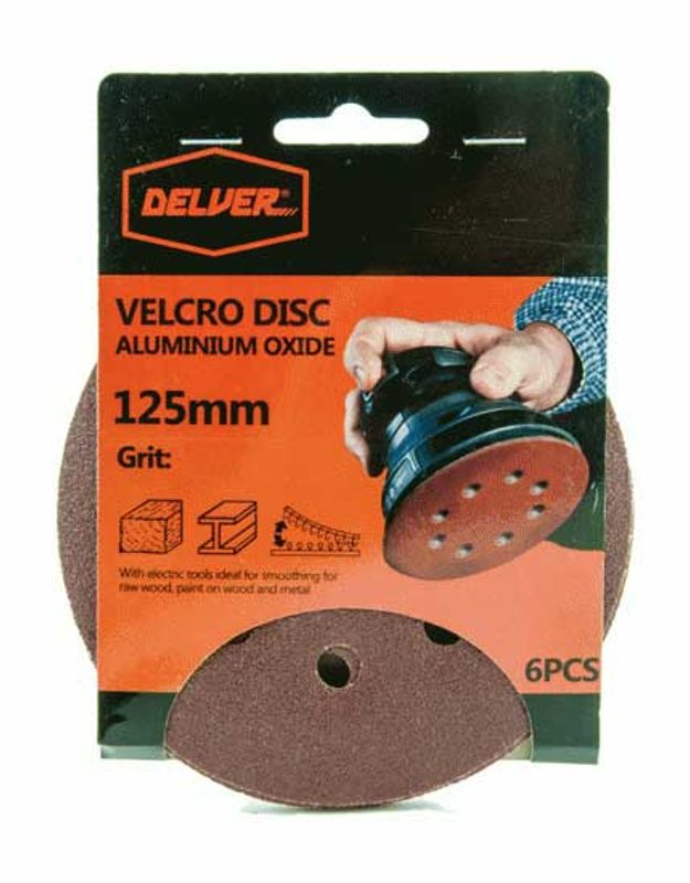 Delver Slippapper 125mm 6-P