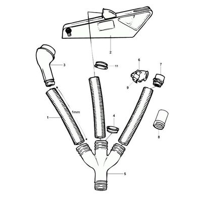 DeWalt Dammutsugssats för klyvsågar (DW744,DW745,DWE7491,DW743,DW742)