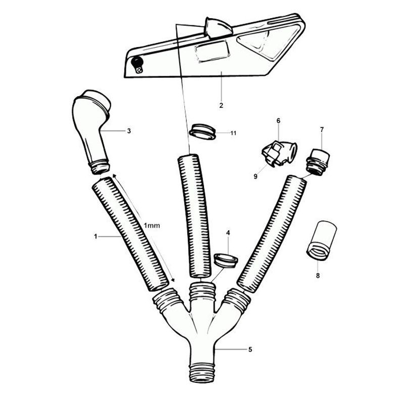 DeWalt Dammutsugssats för klyvsågar (DW744,DW745,DWE7491,DW743,DW742)