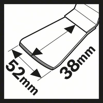 Bosch ATZ 52 SFC Skrapa Flexibel STARLOCK 52x45mm (1-P)