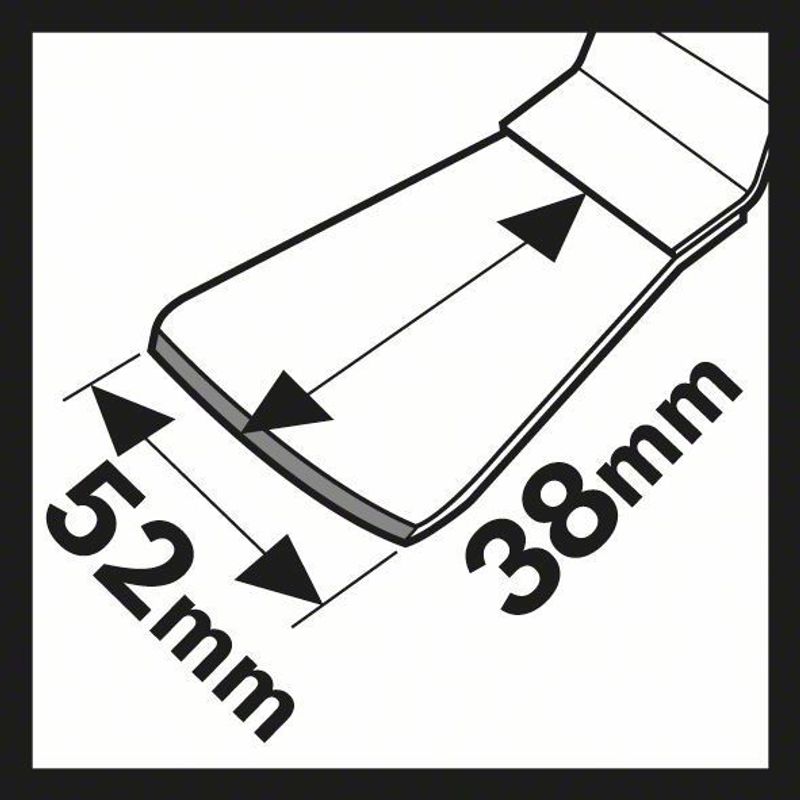 Bosch ATZ 52 SFC Skrapa Flexibel STARLOCK 52x45mm (1-P)