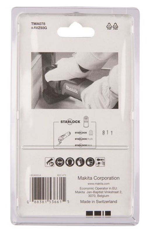 Makita B-65115 Slipplatta 93mm (För Multimaskiner)