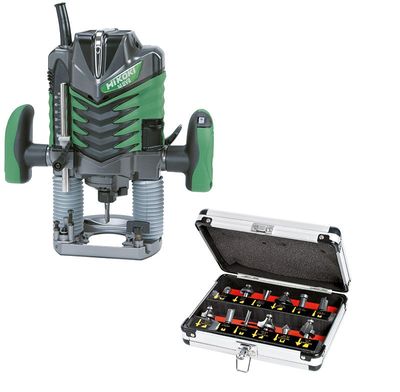 HiKOKI M8V2 Handöverfräs 1150W 8mm inkl frässtålssats