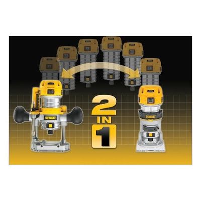 DeWalt D26204K Handöverfräs (Combifräs)
