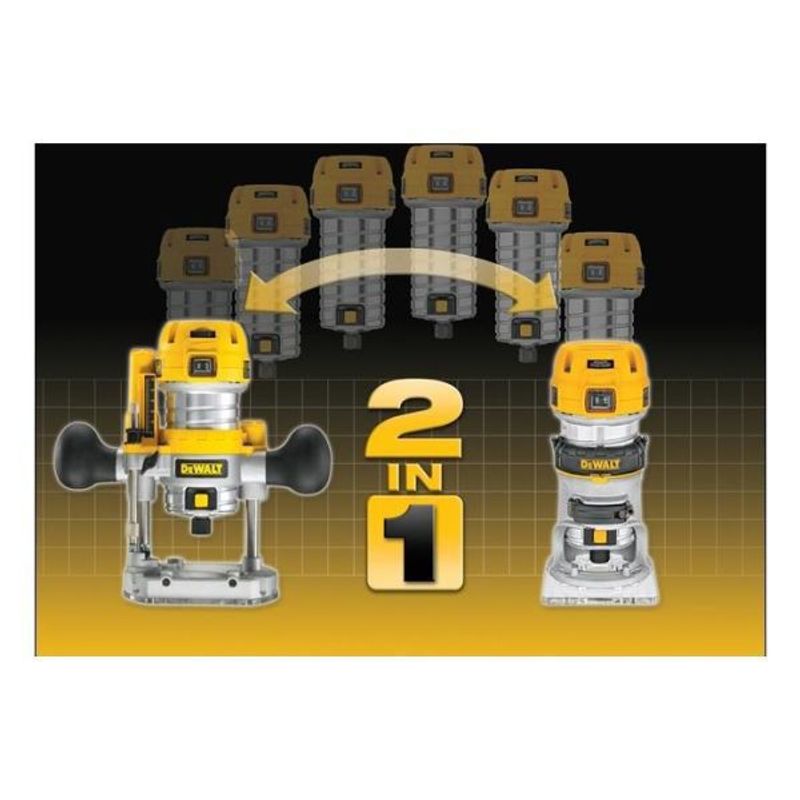 DeWalt D26204K Handöverfräs (Combifräs)
