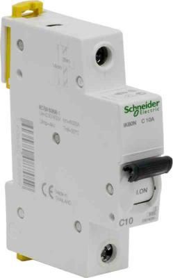 Schneider Automatsäkring 1-pol 10A 6kA C 1-modul
