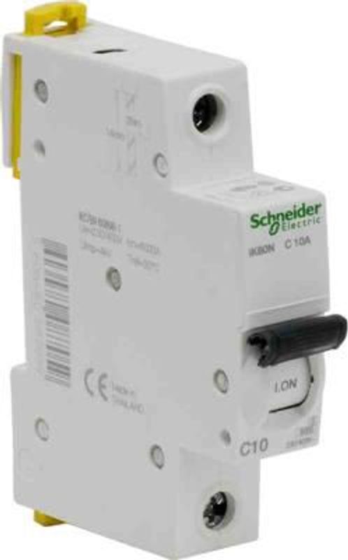 Schneider Automatsäkring 1-pol 10A 6kA C 1-modul