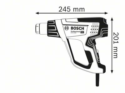 Bosch GHG 23-66 Varmluftspistol SET 2300W 50 – 650°C