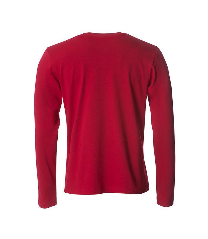 Clique Basic-T L/S Röd