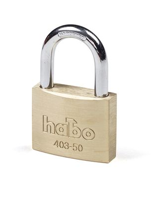 Habo Hänglås 403-50 Mässing SB