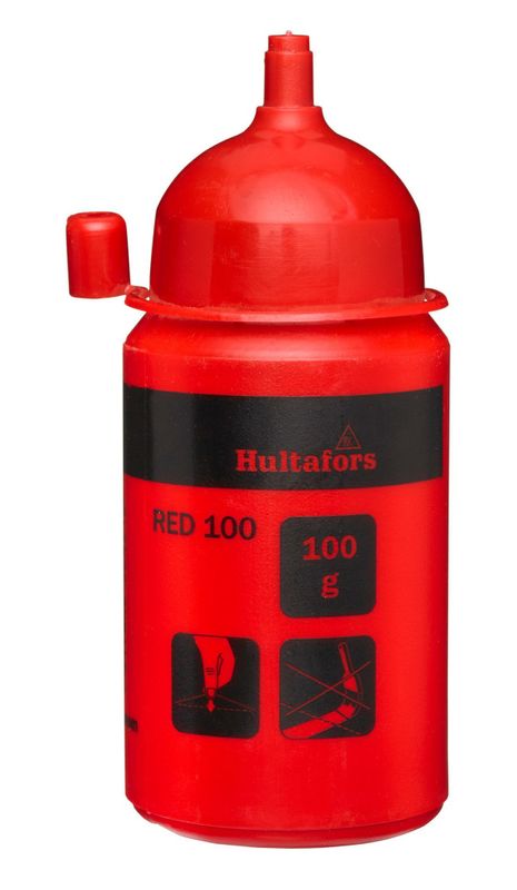 Hultafors Snörslåkrita RÖD (100g)